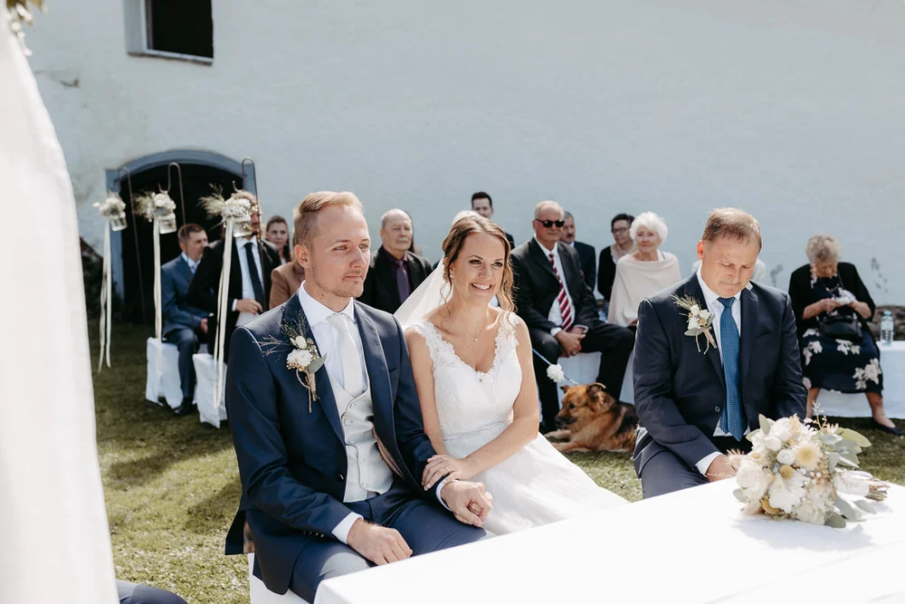 Brautpaar schloss herberstein Hochzeit