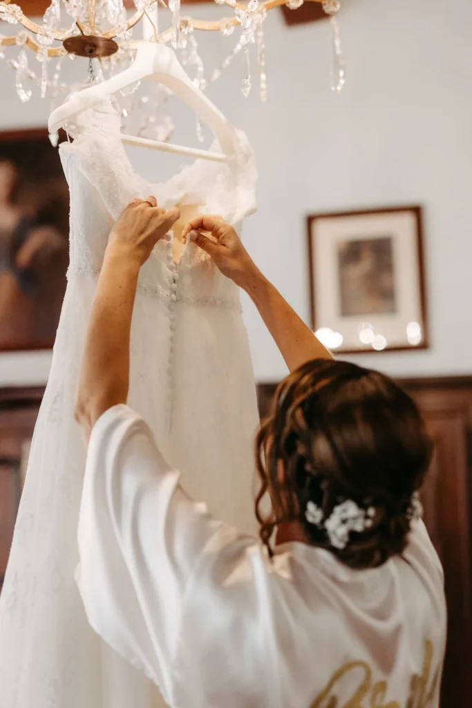 Brautkleid details schloss herberstein Hochzeit